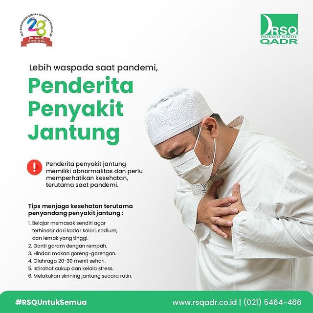 Penderita Jantung Harus Lebih Waspada Saat Pandemi